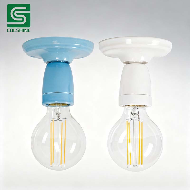 White Lamp Holder
