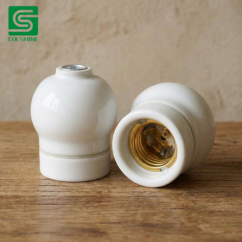 White Lamp Holder