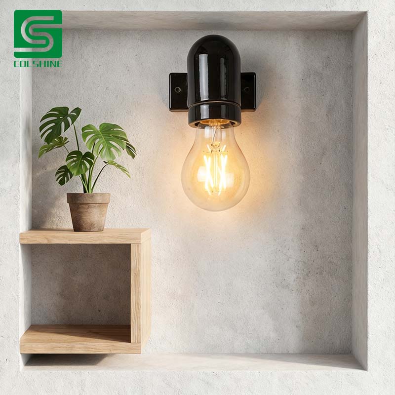 White Lamp Holder